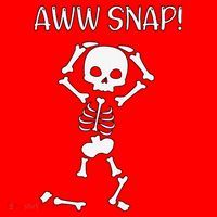 Funny Skeleton Funny Text Spooky Meme Halloween Santa Hat thumb 1