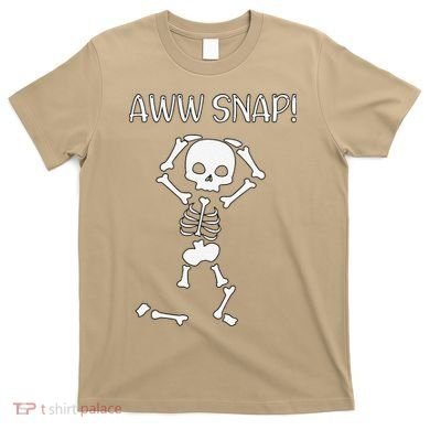 Funny Skeleton Funny Text Spooky Meme Halloween T-Shirt