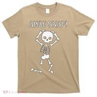 Funny Skeleton Funny Text Spooky Meme Halloween T-Shirt thumb 0