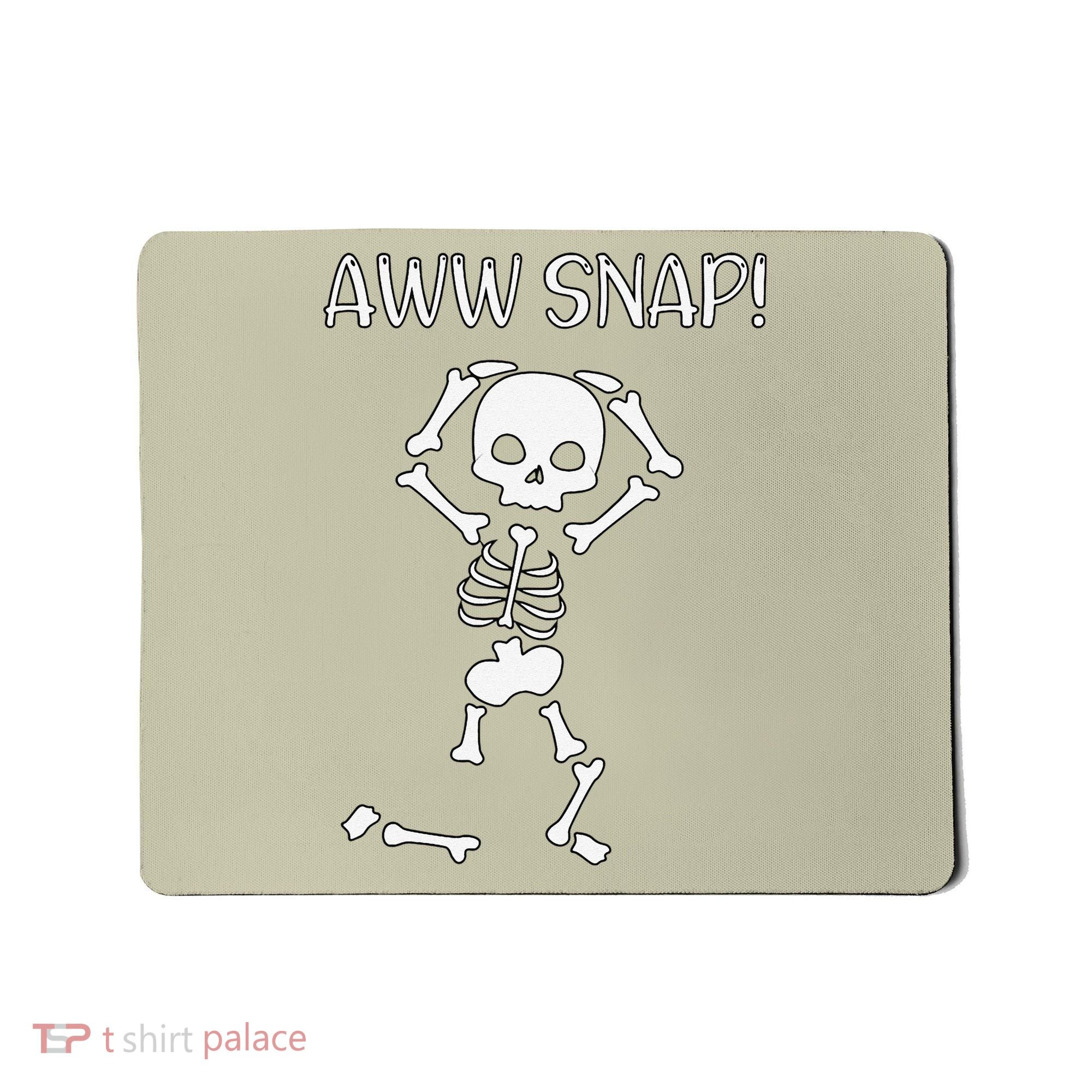 Funny Skeleton Funny Text Spooky Meme Halloween Mousepad