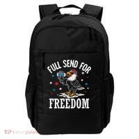Full Send For Freedom Patriotic Eagle Backpack thumb 0