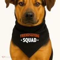 Friendsgiving Squad USA-Made Doggie Bandana thumb 1