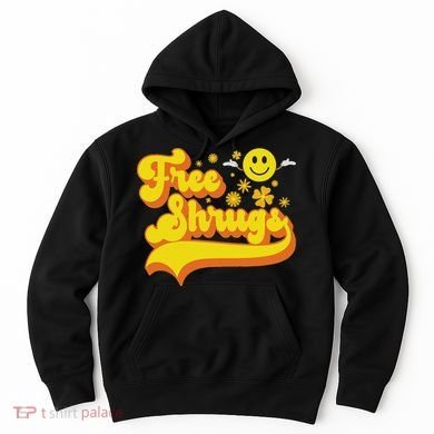 Free Shrugs Funny Classic Parody Hoodie