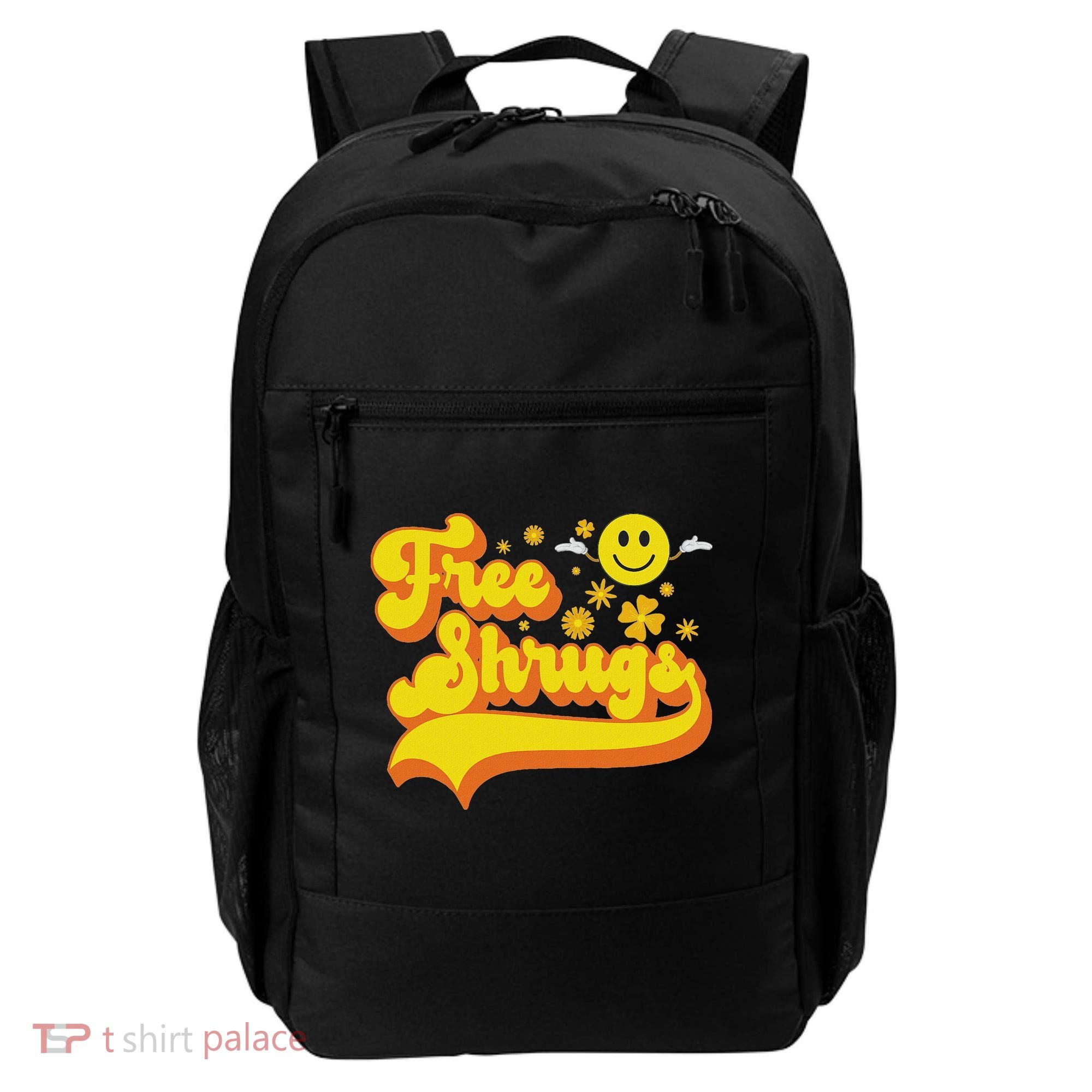 Free Shrugs Funny Classic Parody Backpack