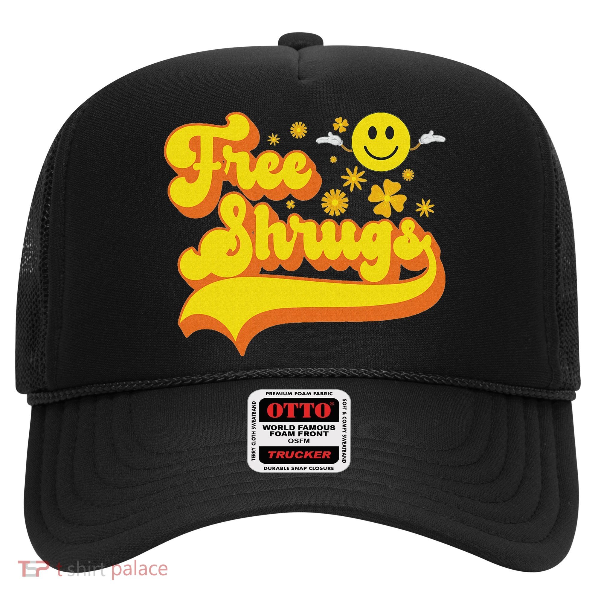 Free Shrugs Funny Classic Parody Hat