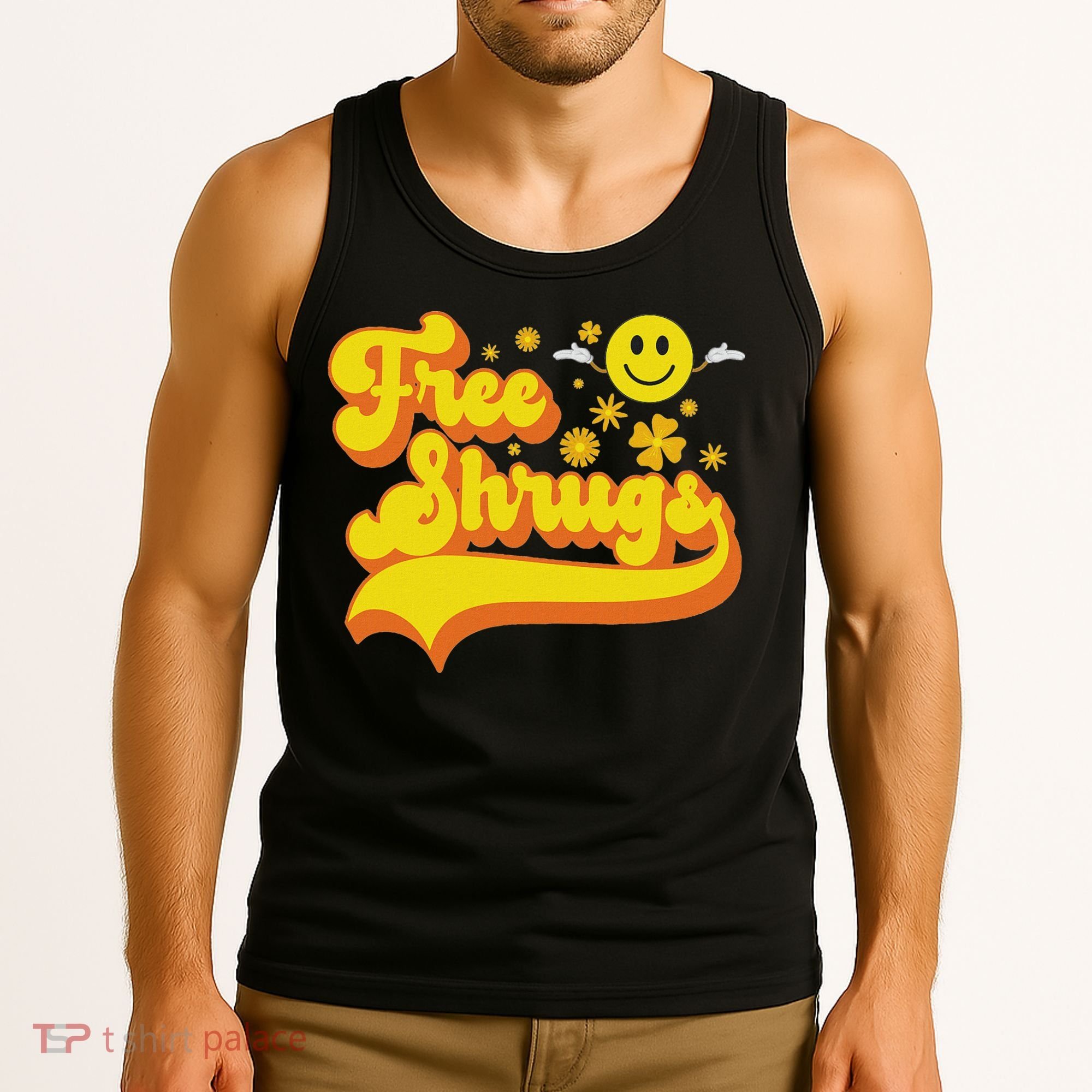 Free Shrugs Funny Classic Parody Tank Top