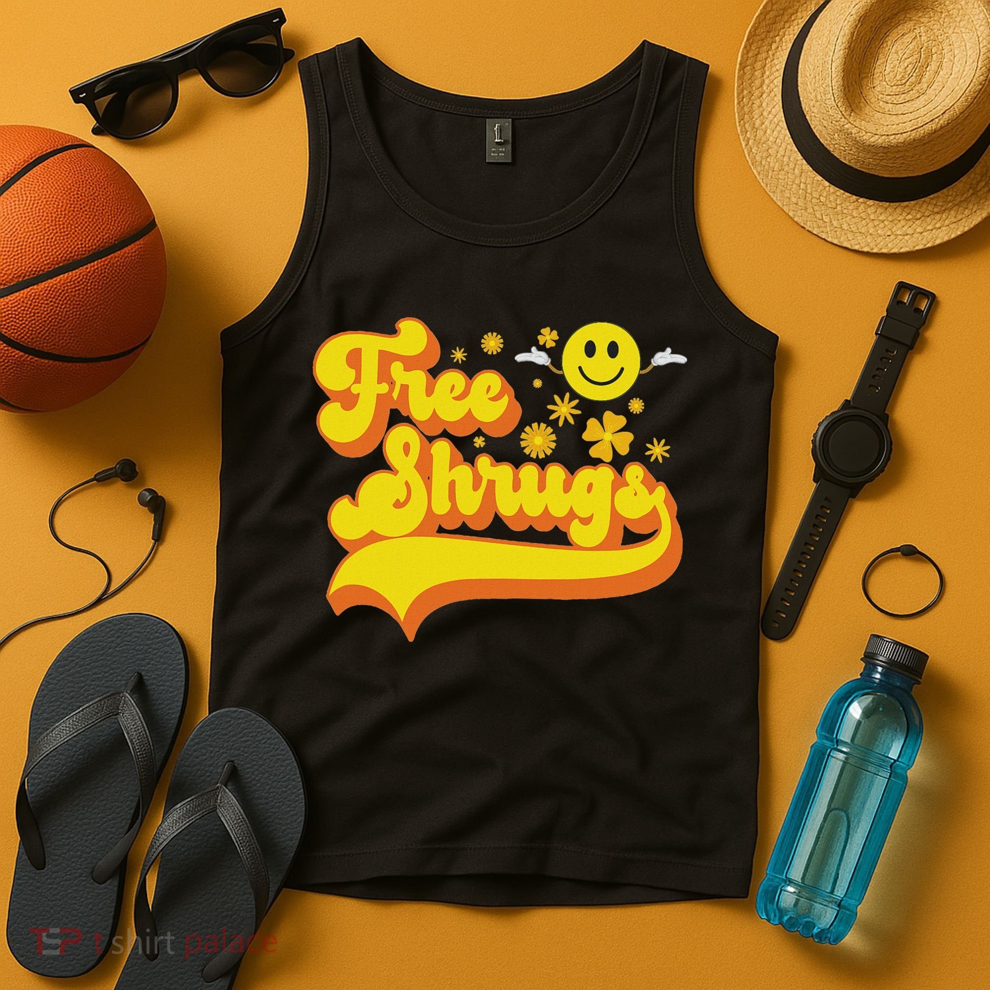 Free Shrugs Funny Classic Parody Tank Top