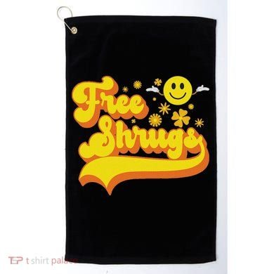 Free Shrugs Funny Classic Parody Golf Towel