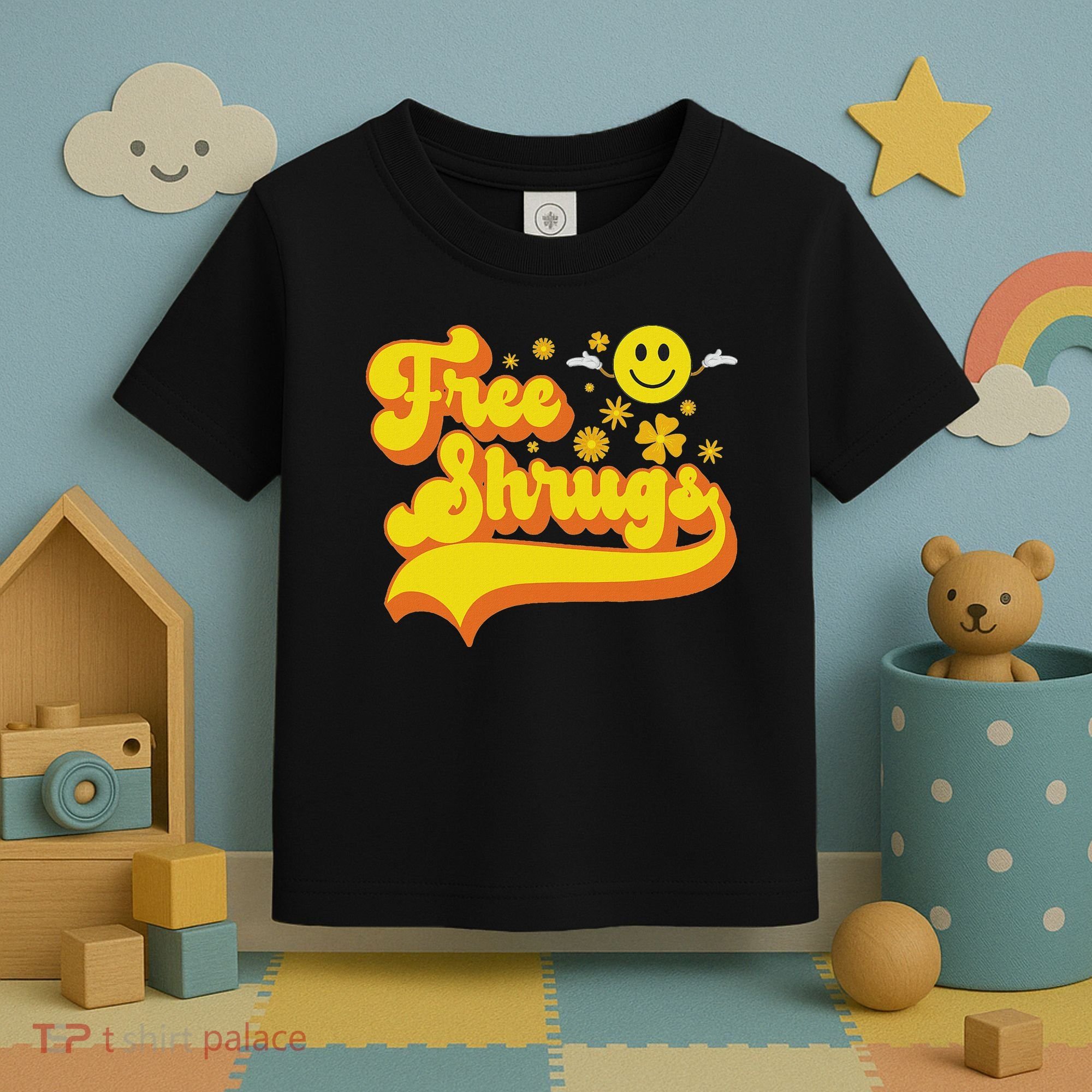 Free Shrugs Funny Classic Parody Toddler T-Shirt