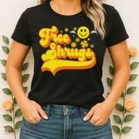 Free Shrugs Funny Classic Parody Women's T-Shirt thumb 2