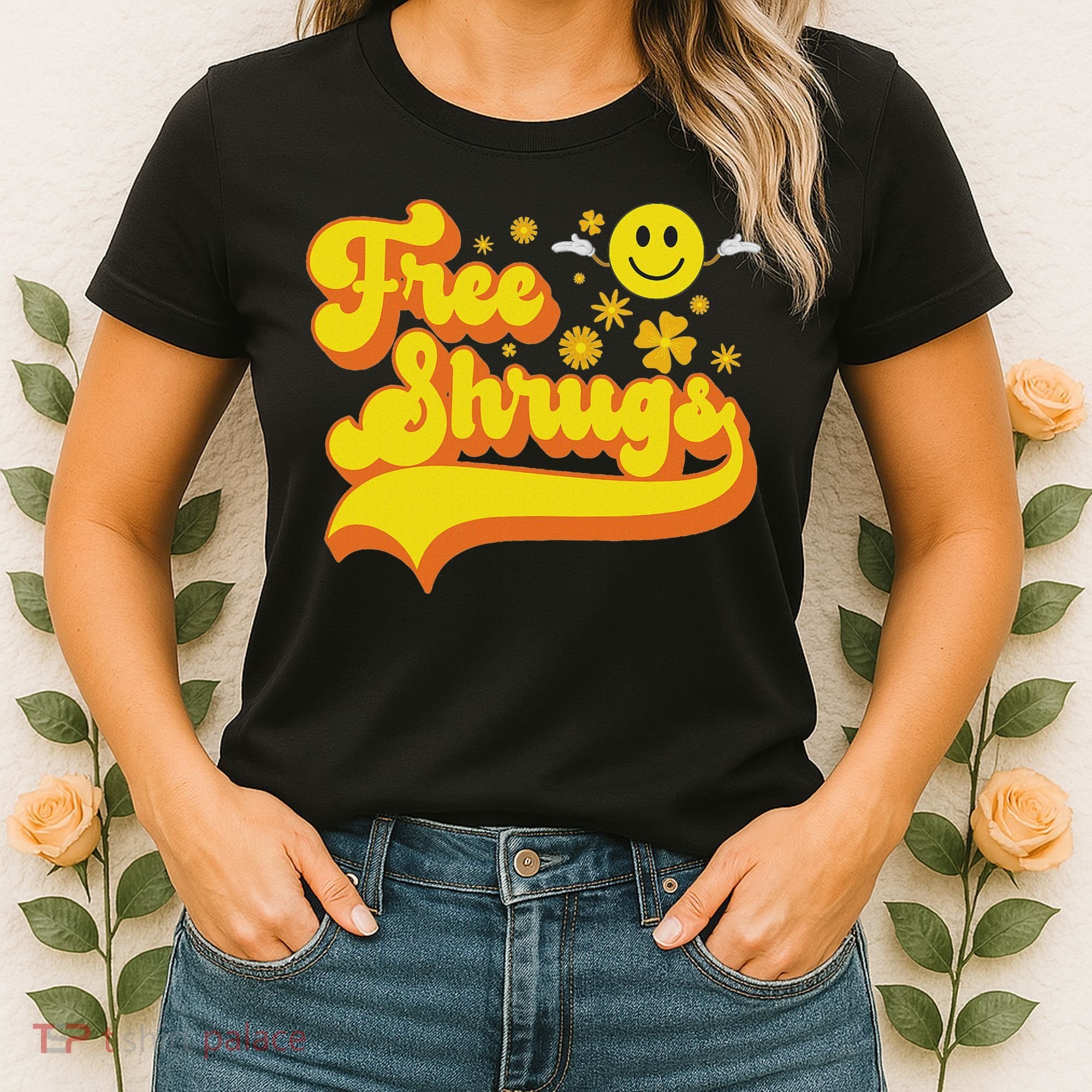 Free Shrugs Funny Classic Parody Women's T-Shirt
