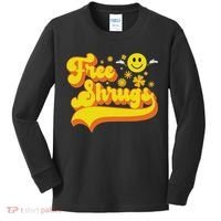 Free Shrugs Funny Classic Parody Kids Long Sleeve Shirt thumb 0