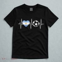 Funny Soccer Fan Heartbeat Argentines vintage T-Shirt thumb 5