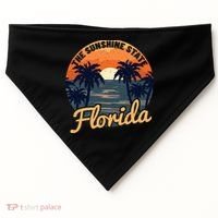 Florida Sunset USA-Made Doggie Bandana thumb 0