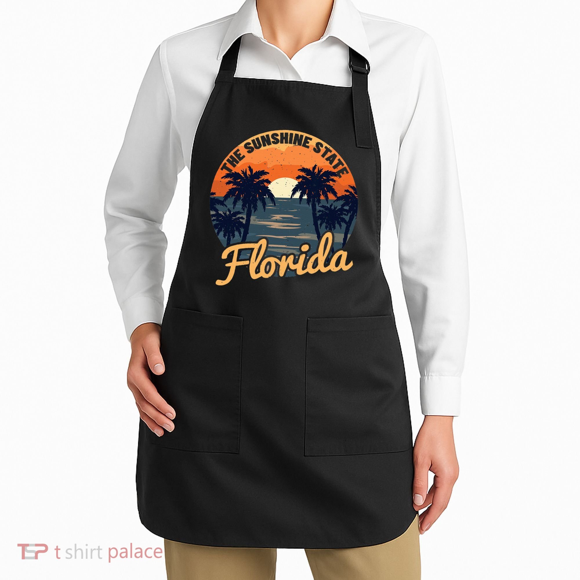Florida Sunset Apron