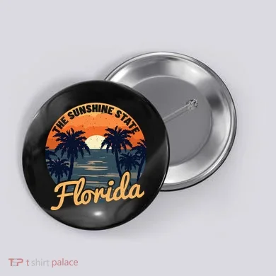 Florida Sunset Button