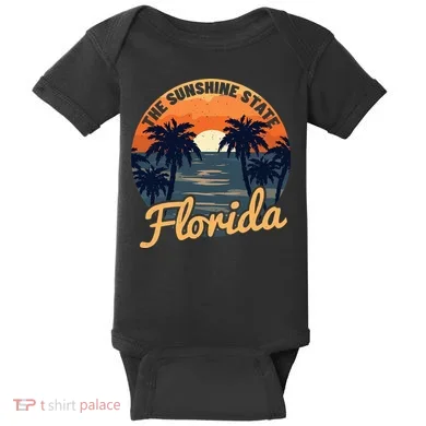 Florida Sunset Baby Bodysuit