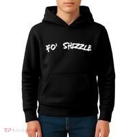 Fo Shizzle Funny Gangsta Rap 90S Novelty Kids Hoodie thumb 4