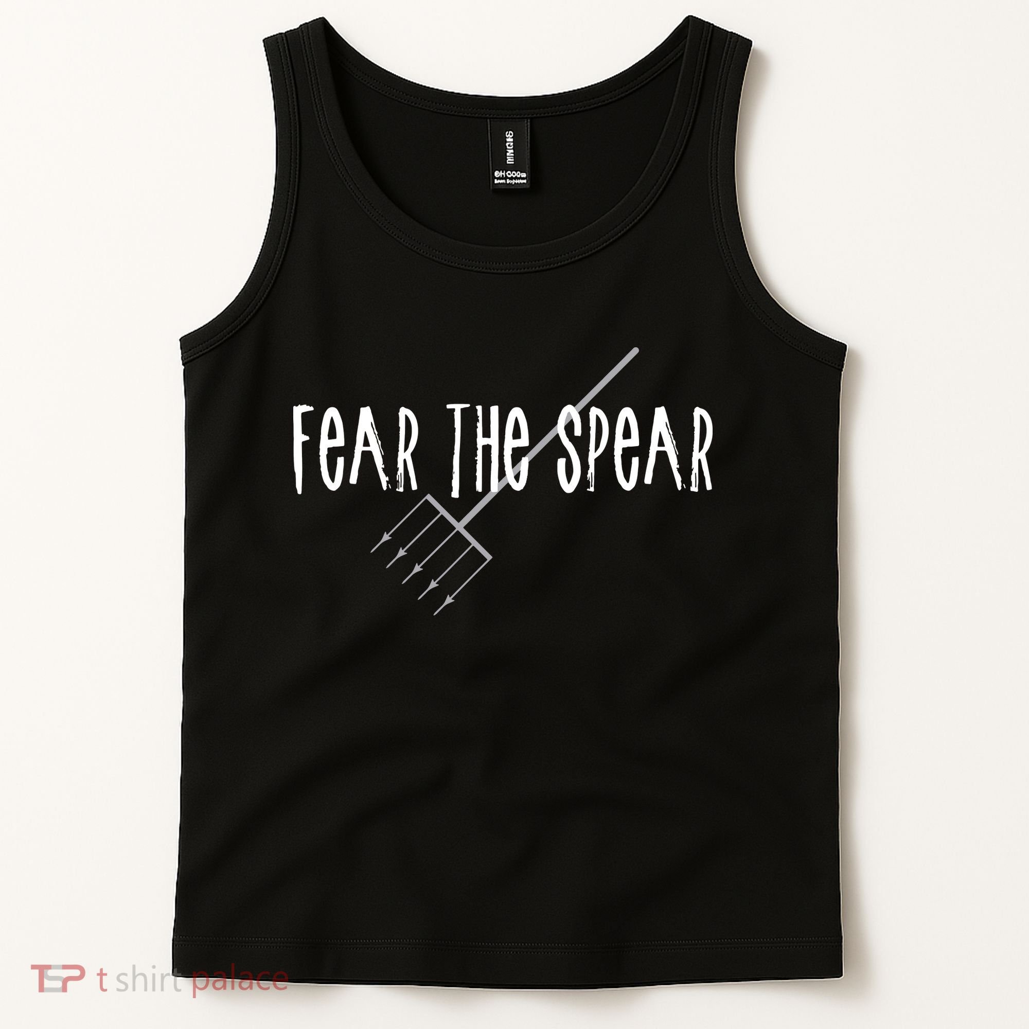 Funny Sturgeon Fishing Spearfishing Fear The Spear Tank Top