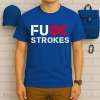 Fuck Strokes Fu Survivor Stroke Awareness Month Red Ribbon Great Gift T-Shirt thumb 6