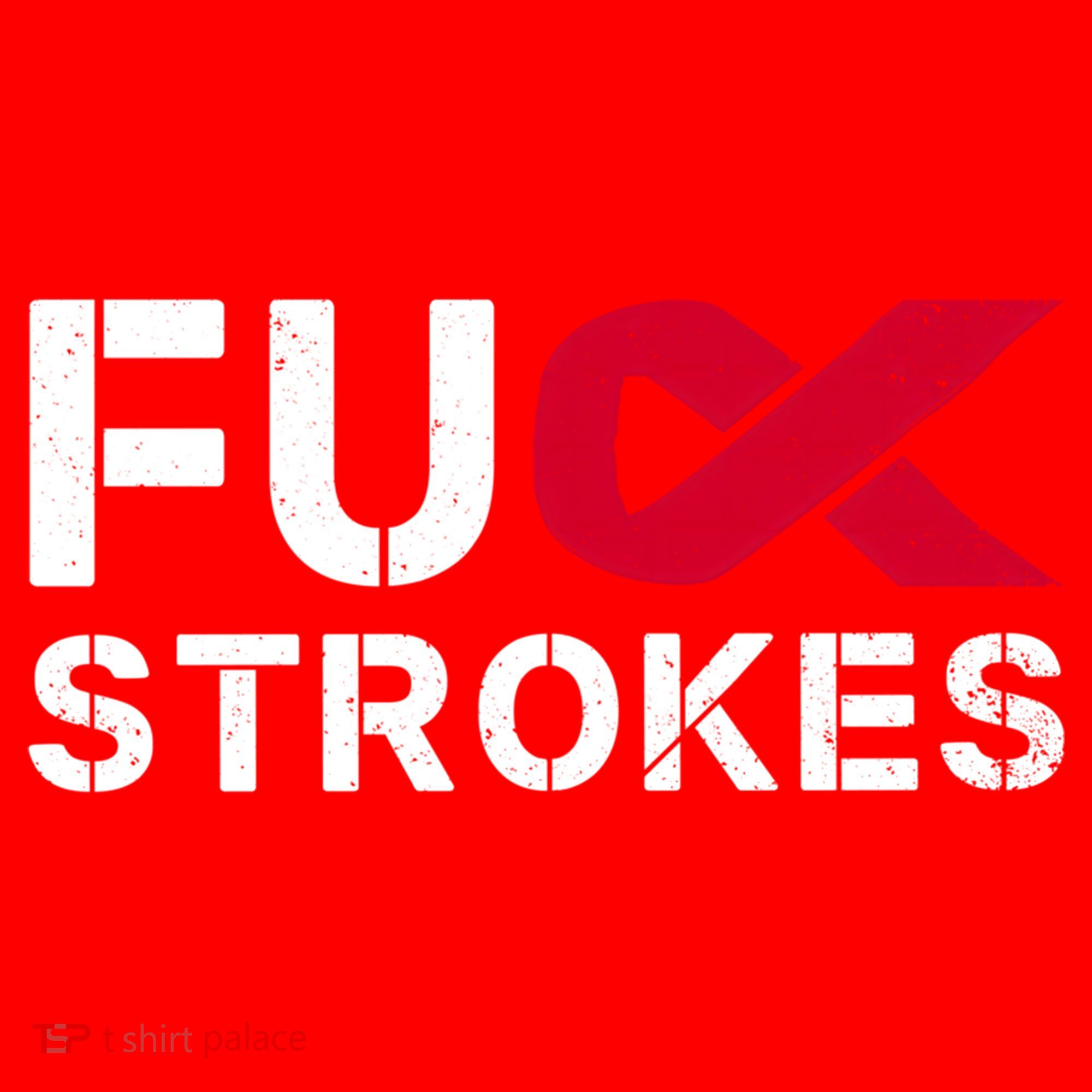 Fuck Strokes Fu Survivor Stroke Awareness Month Red Ribbon Great Gift Santa Hat