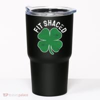 Fit Shaced Funny Irish Drinking ST PATRICKS DAY Shamrock Tumbler thumb 0