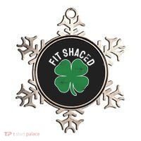 Fit Shaced Funny Irish Drinking ST PATRICKS DAY Shamrock Ornament thumb 0