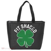 Fit Shaced Funny Irish Drinking ST PATRICKS DAY Shamrock Tote Bag thumb 0