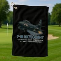 F-10 Skyknight Golf Towel thumb 1