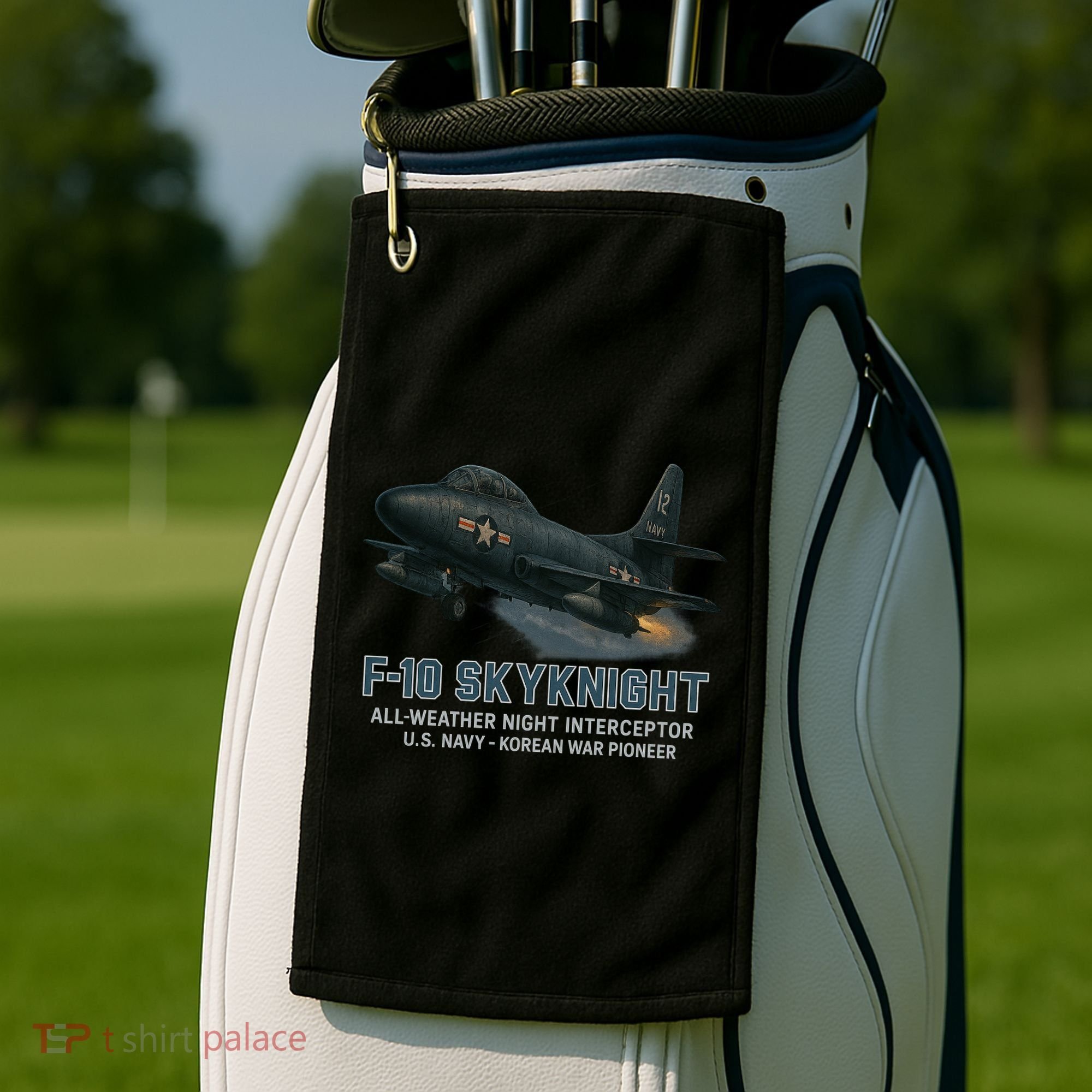 F-10 Skyknight Golf Towel