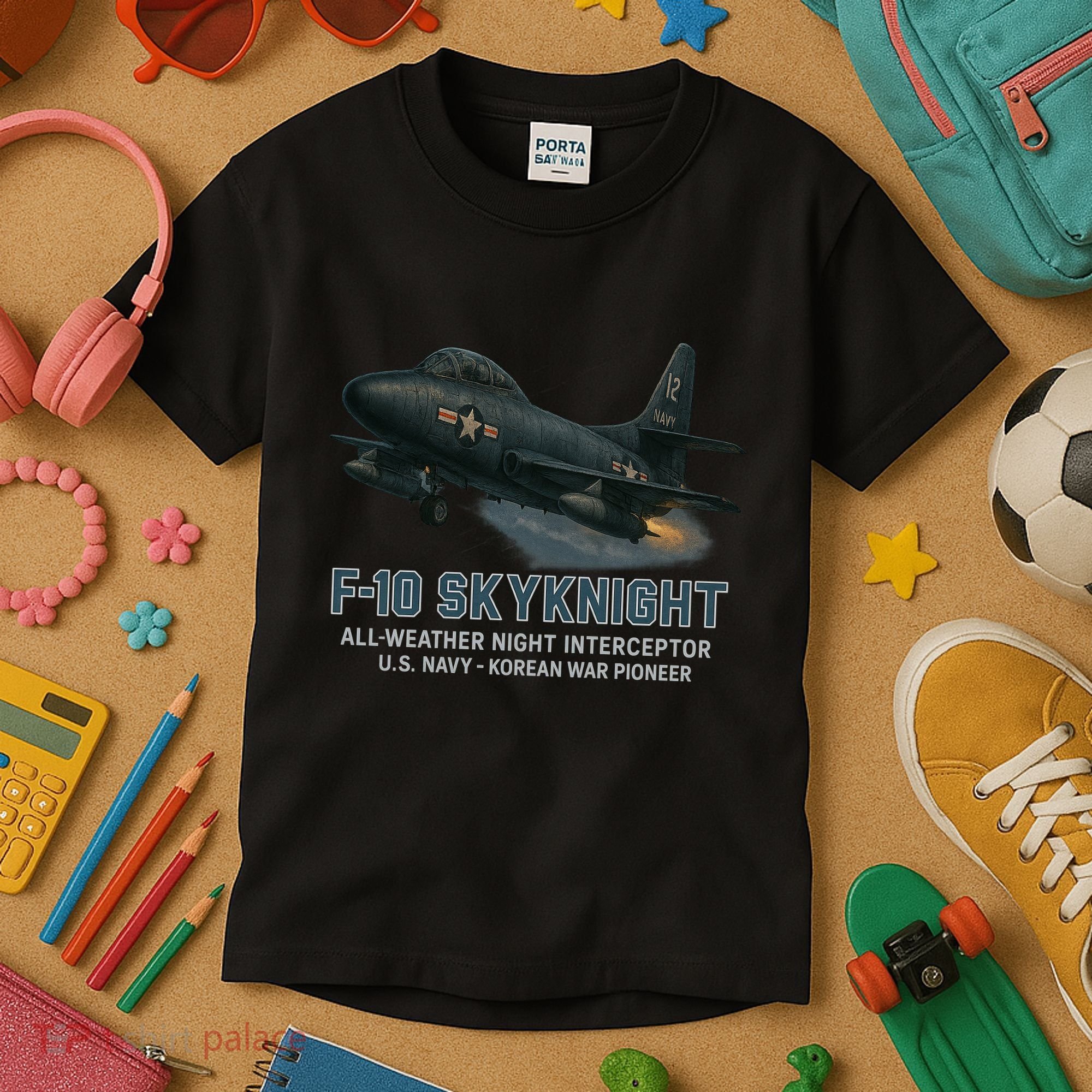 F-10 Skyknight Kids T-Shirt
