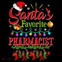 Funny SantaS Favorite Pharmacist Christmas Santa Hat Light Coffee Mug thumb 5