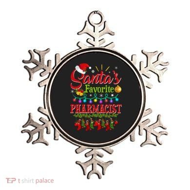 Funny SantaS Favorite Pharmacist Christmas Santa Hat Light Ornament