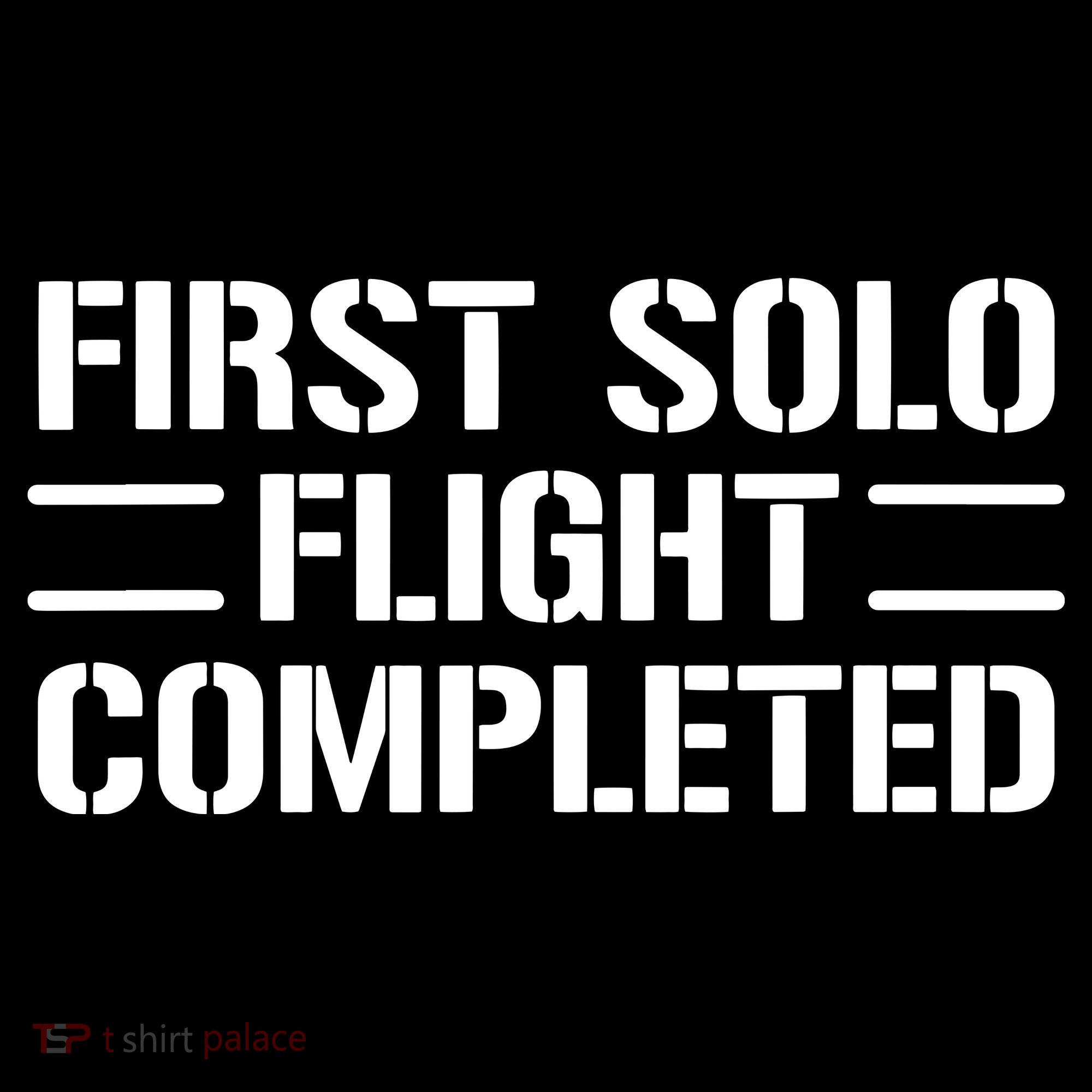 First Solo Flight Completed Pilot Student Tee Gift USA-Made Doggie Bandana