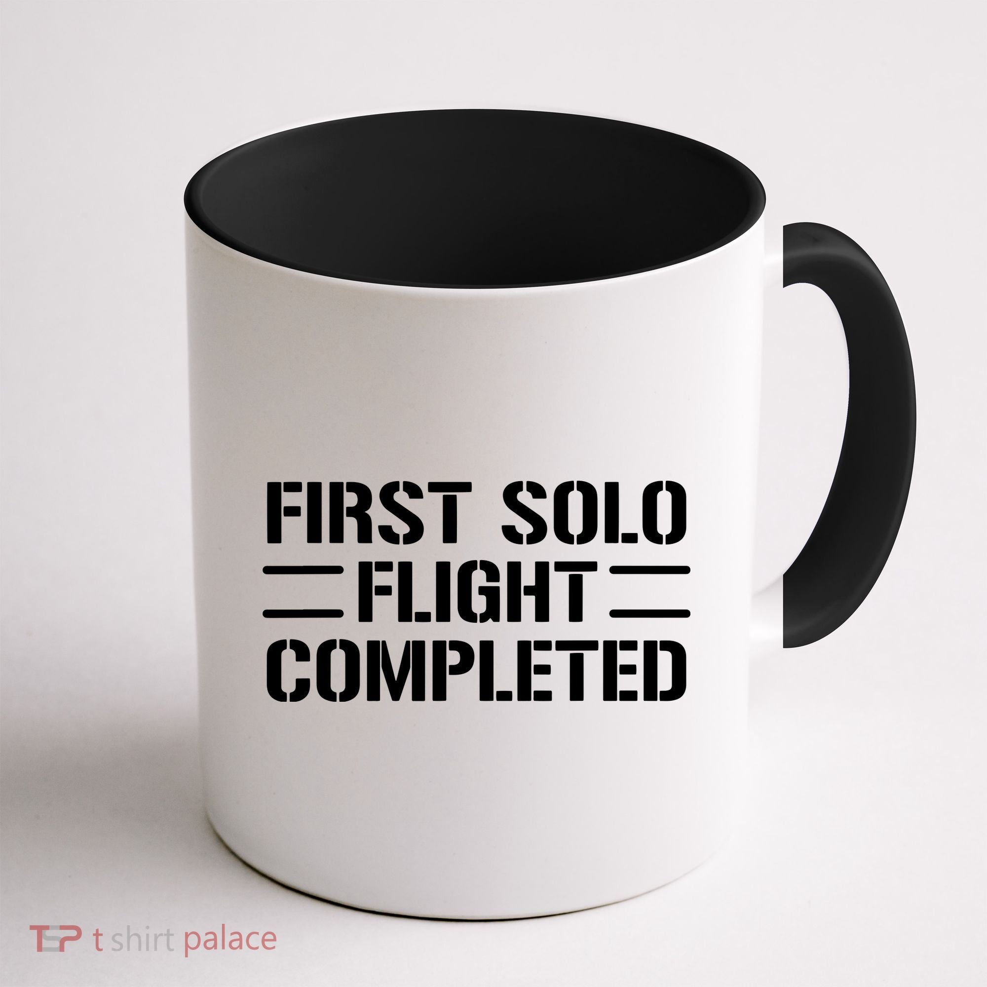 First Solo Flight Completed Pilot Student Tee Gift Coffee Mug