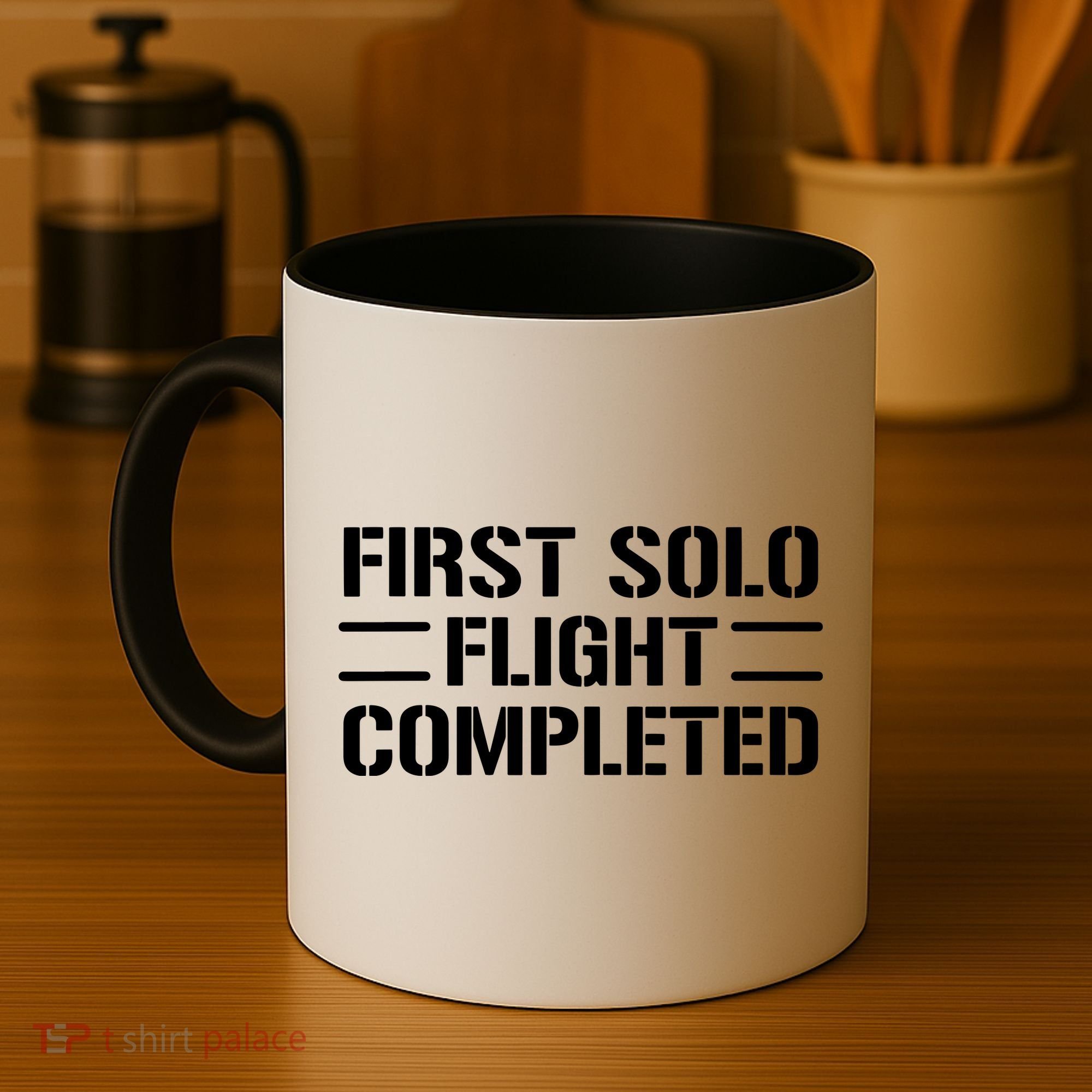 First Solo Flight Completed Pilot Student Tee Gift Coffee Mug