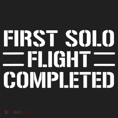 First Solo Flight Completed Pilot Student Tee Gift Plastic Christmas Ball Ornament
