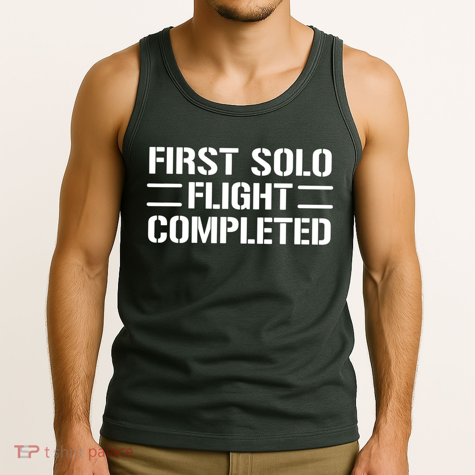First Solo Flight Completed Pilot Student Tee Gift Tank Top