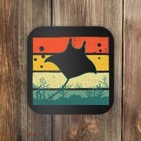 Funny Stingray For Men Women Kids Ocean Animal Lovers Coaster thumb 0