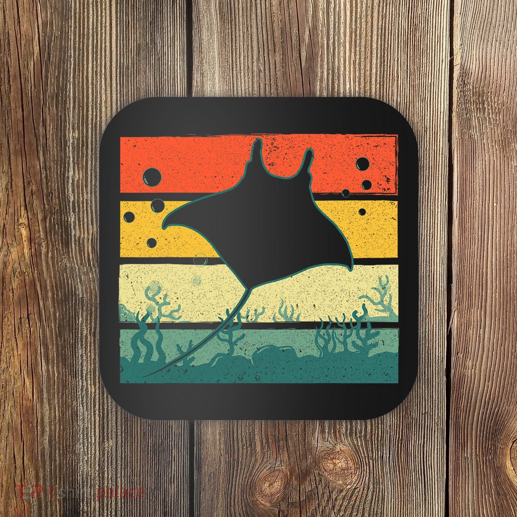 Funny Stingray For Men Women Kids Ocean Animal Lovers Coaster