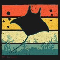 Funny Stingray For Men Women Kids Ocean Animal Lovers Mousepad thumb 1