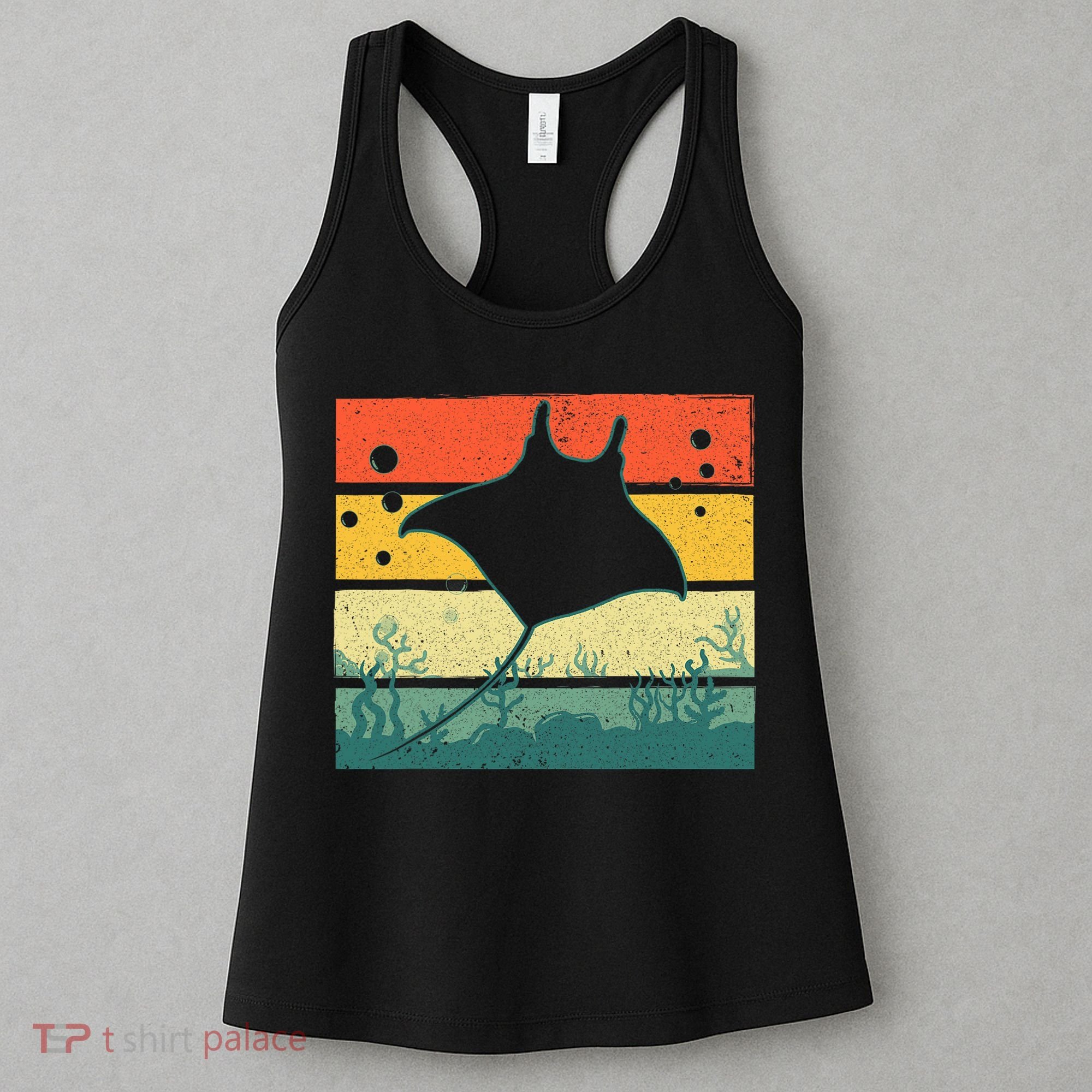 Funny Stingray For Men Women Kids Ocean Animal Lovers Women's Tank Top