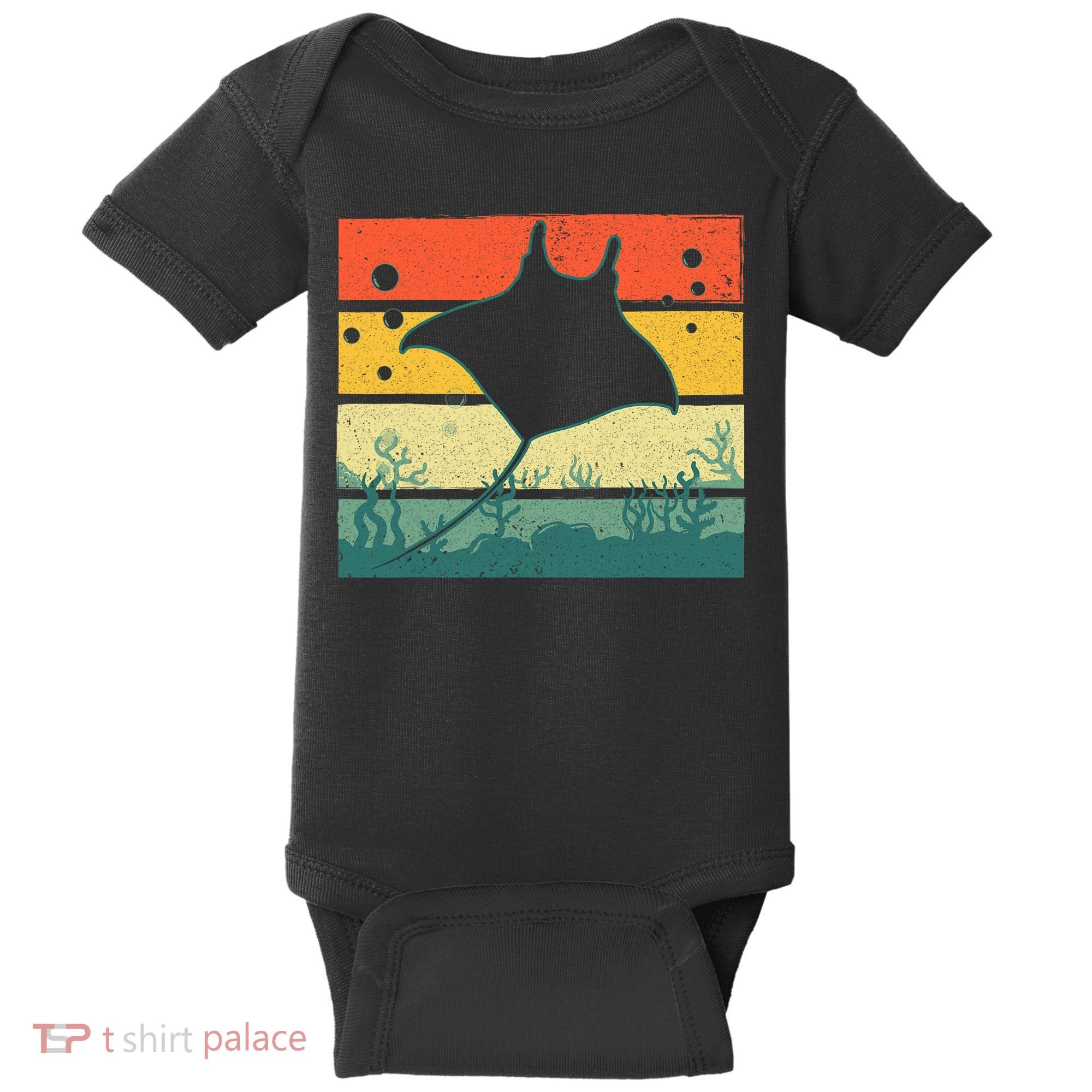 Funny Stingray For Men Women Kids Ocean Animal Lovers Baby Bodysuit