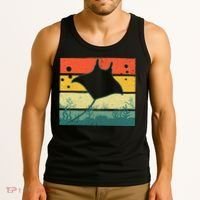 Funny Stingray For Men Women Kids Ocean Animal Lovers Tank Top thumb 3