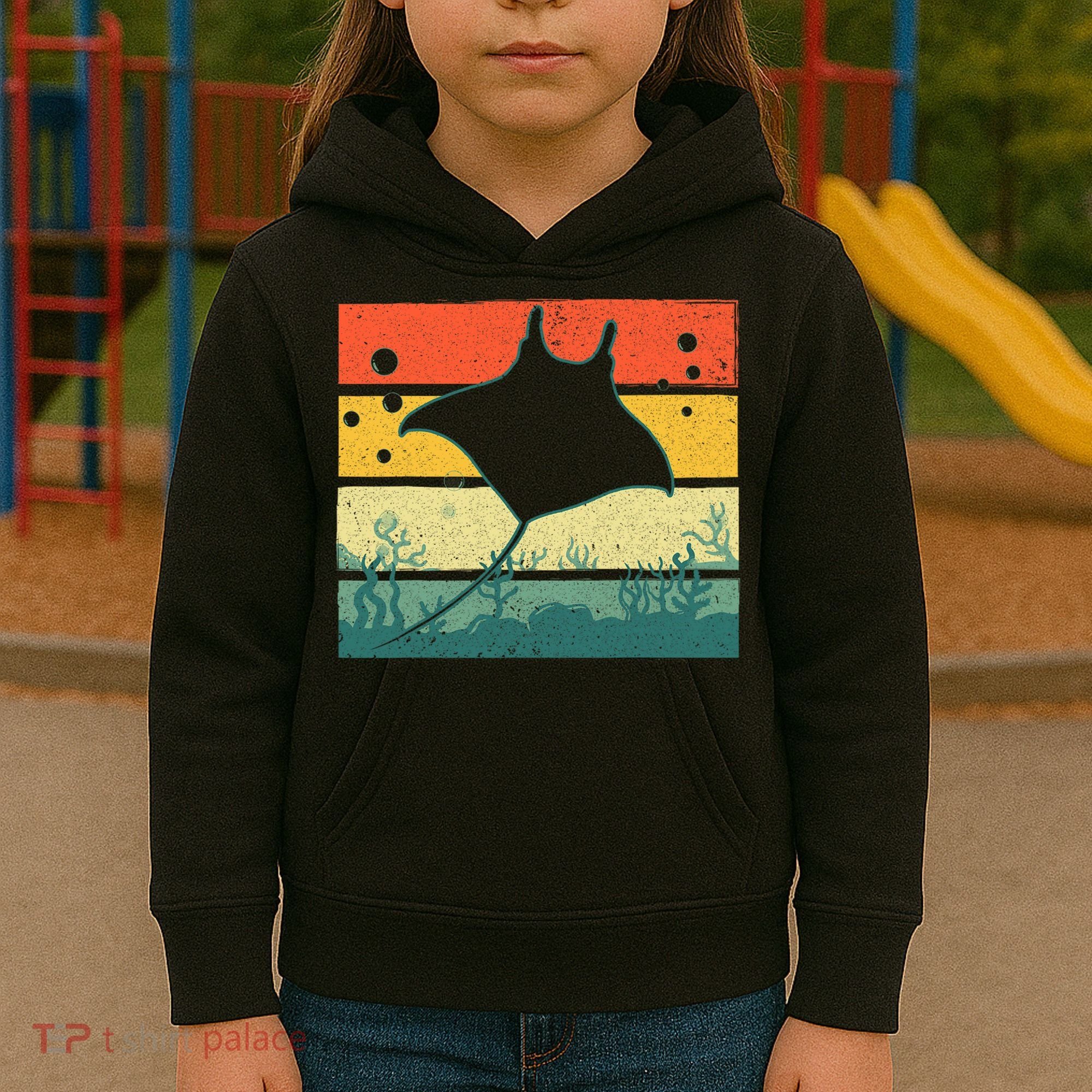 Funny Stingray For Men Women Kids Ocean Animal Lovers Kids Hoodie