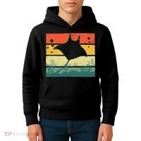 Funny Stingray For Men Women Kids Ocean Animal Lovers Kids Hoodie thumb 4