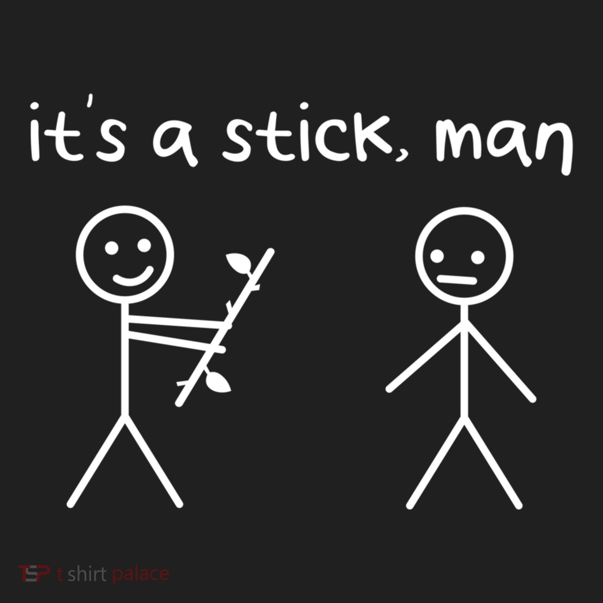 Funny Stick Figures Stick ItS A Stick Sarcastic Gift Golf Towel
