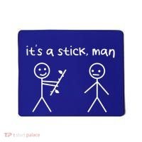 Funny Stick Figures Stick ItS A Stick Sarcastic Gift Mousepad thumb 0