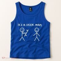Funny Stick Figures Stick ItS A Stick Sarcastic Gift Tank Top thumb 2