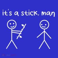 Funny Stick Figures Stick ItS A Stick Sarcastic Gift Women's Long Sleeve Shirt thumb 2